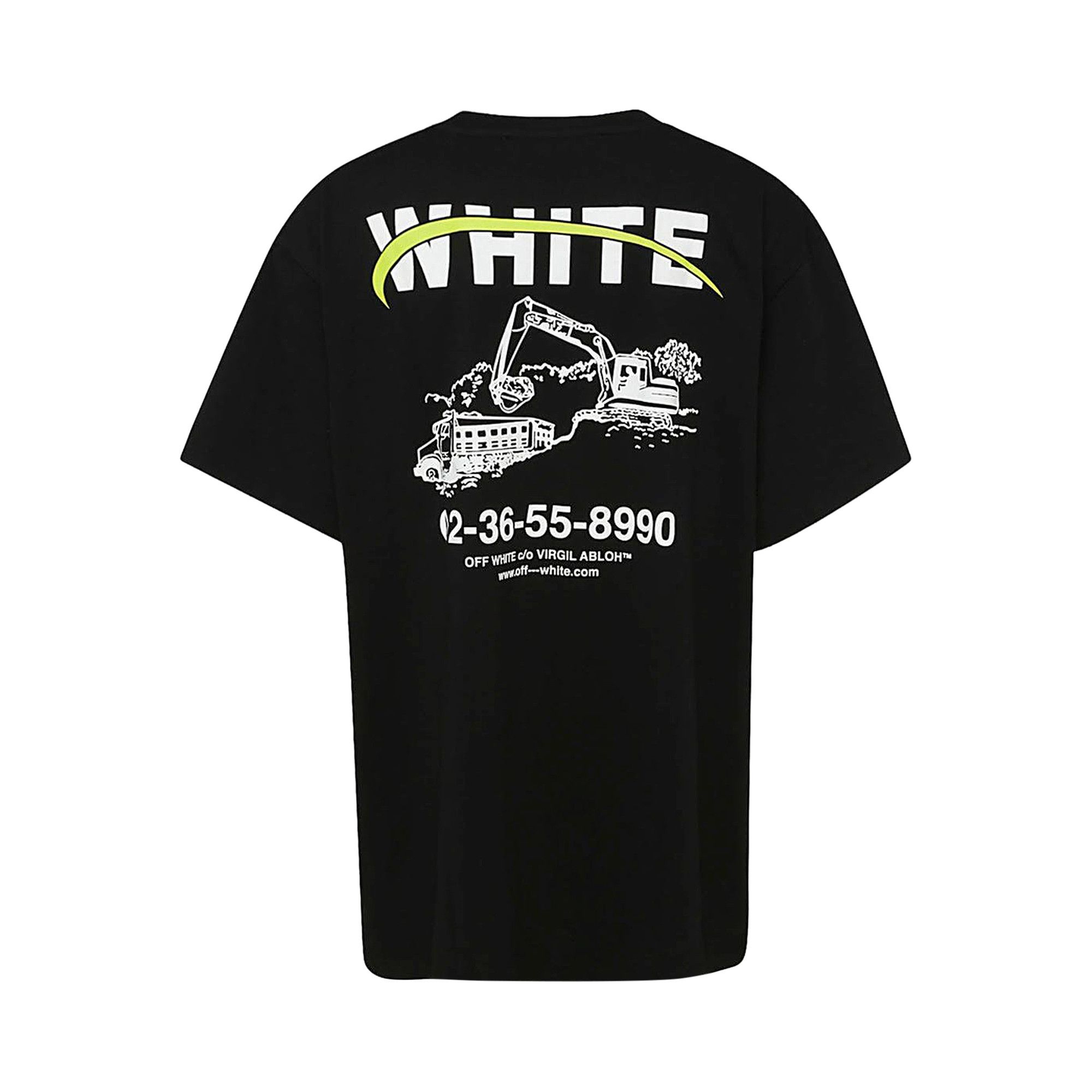 Size l Off White Industrial Over Short Sleeve Tee Black Green