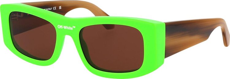Off-White Lucio Sunglasses 'Green/Brown'