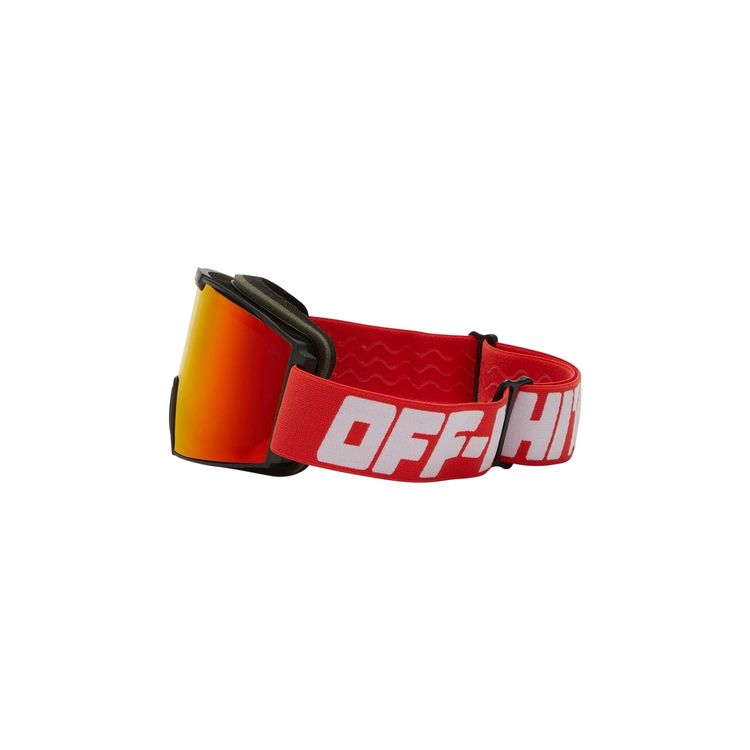 Off White Ski Goggles Red
