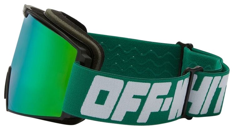 Off White Ski Goggles Green