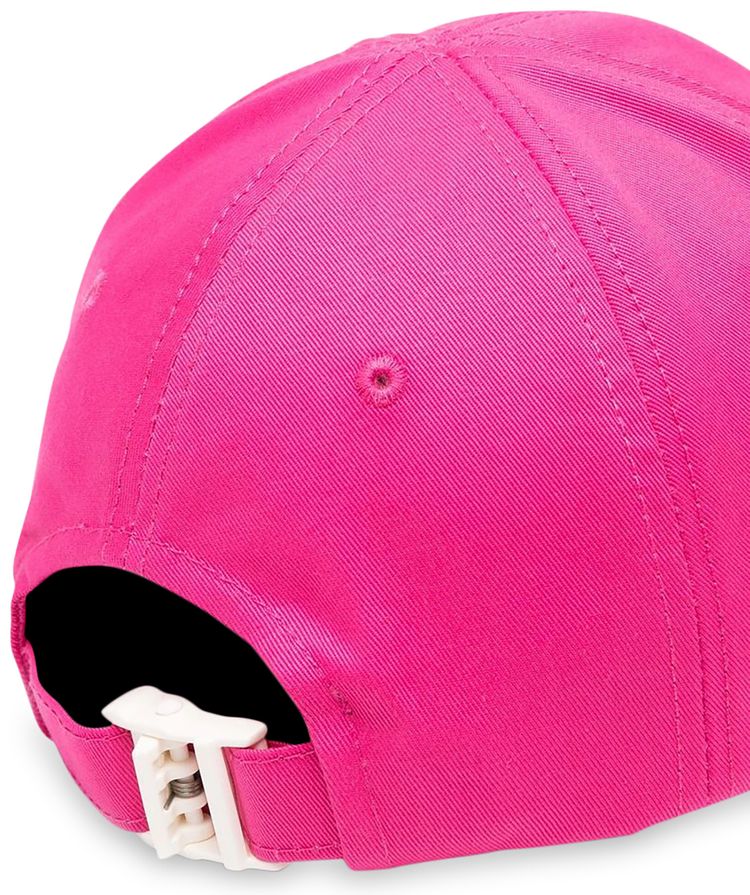 Off White Hotchpotch Arrow Baseball Hat FuchsiaWhite