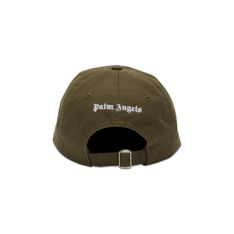 Palm Angels Classic Logo Cap GreenWhite