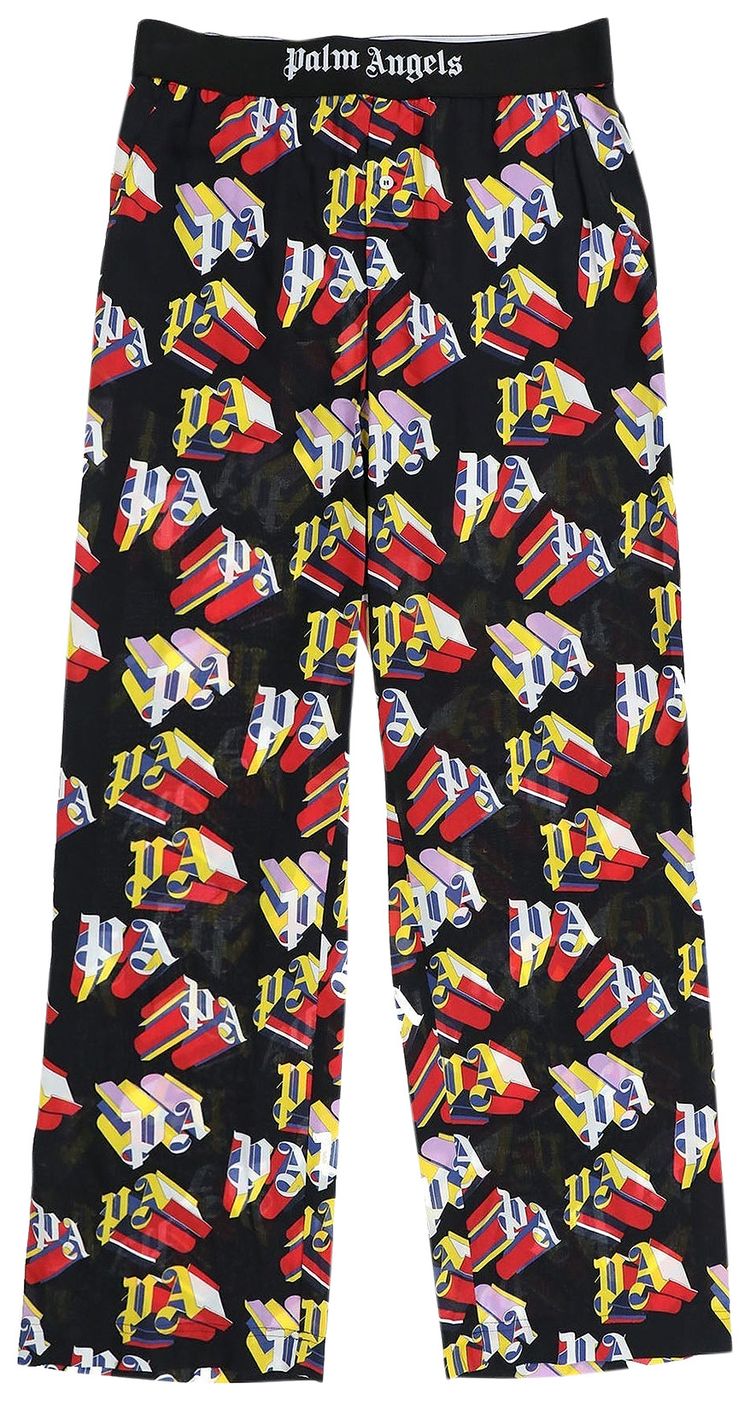 Palm Angels 3D PA Pajama Pants BlackRed