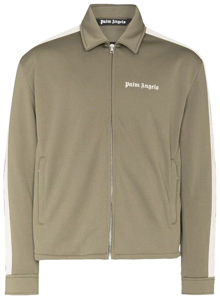 Palm Angels Track Coach Jacket Off White