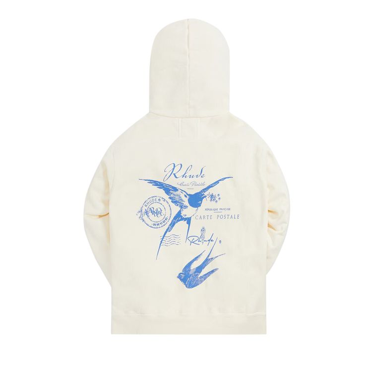 Rhude Sparrow Hoodie Vintage White