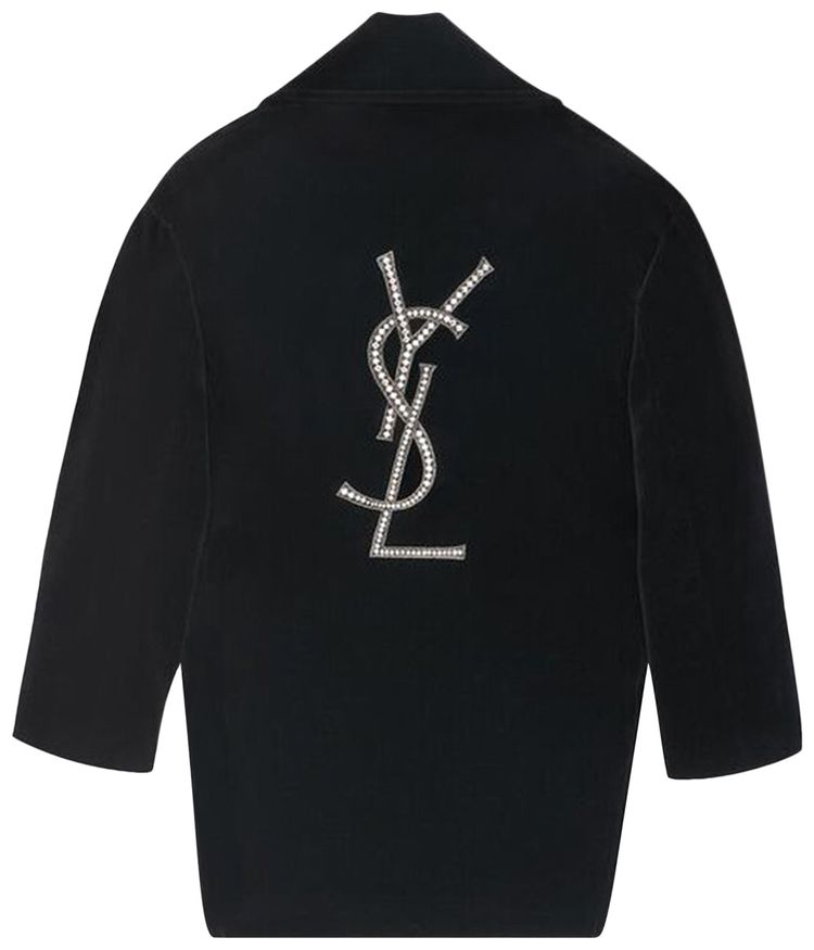 Saint Laurent YSL Oversized Peacoat Noir