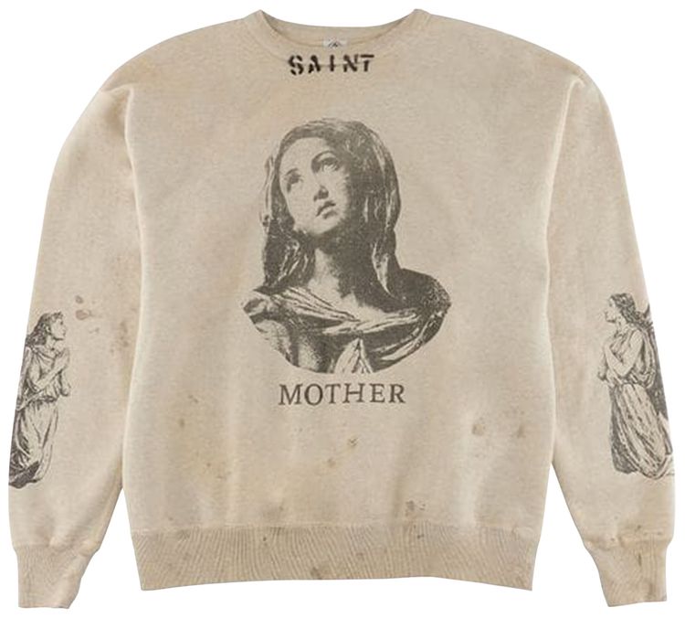 SAINT Mxxxxxx Mother Tee Grey