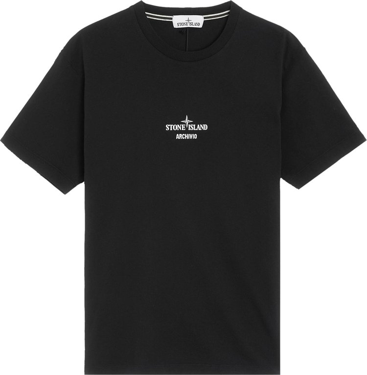 Buy Stone Island Short-Sleeve T-Shirt 'Black' - 77152NS91 V0029 | GOAT