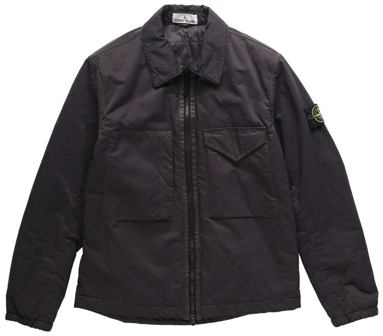 Stone Island Padded Overshirt Charcoal