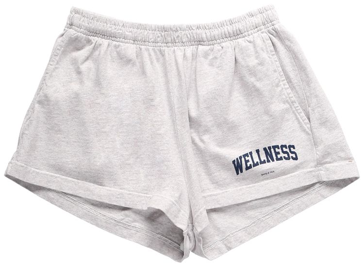 Sporty  Rich Wellness Ivy Shorts Heather GreyNavy