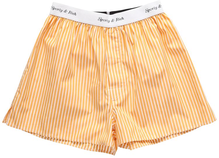 Sporty  Rich Cassie Boxer Yellow Striped