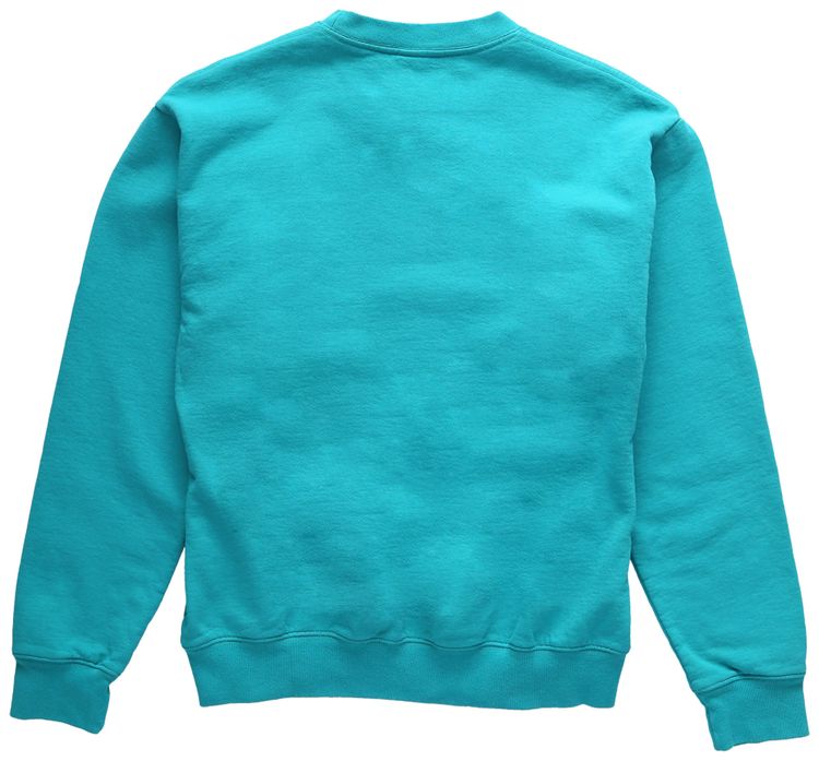 Sporty  Rich Runner Crewneck TealWhite