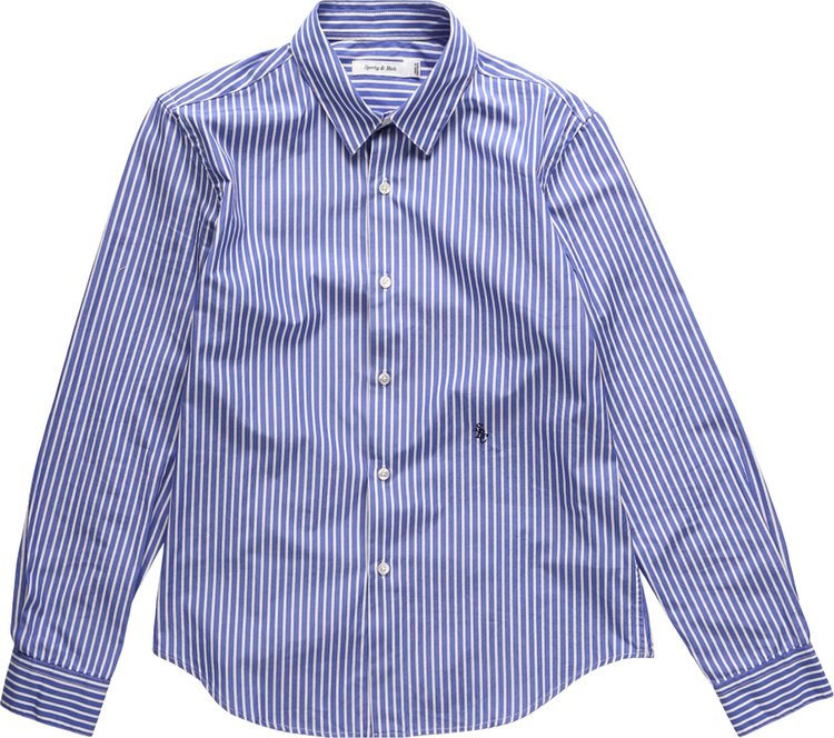 Sporty & Rich Charlie Shirt 'Blue Striped'