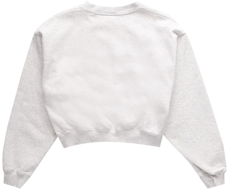 Sporty  Rich Wellness Ivy Crop Crew Heather GreyNavy