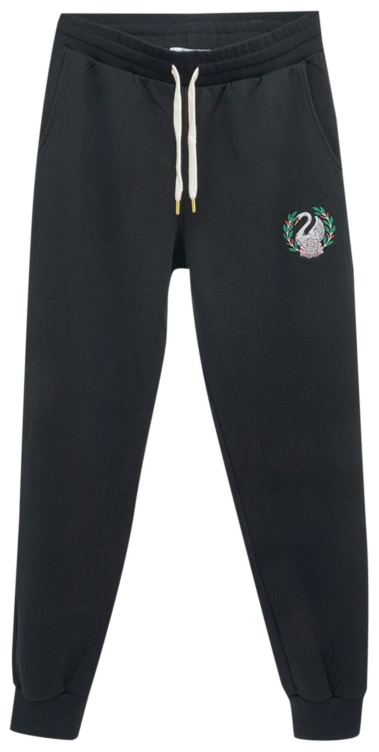 Casablanca Emblem De Cygne Embroidered Sweatpant Emblem De Cygne