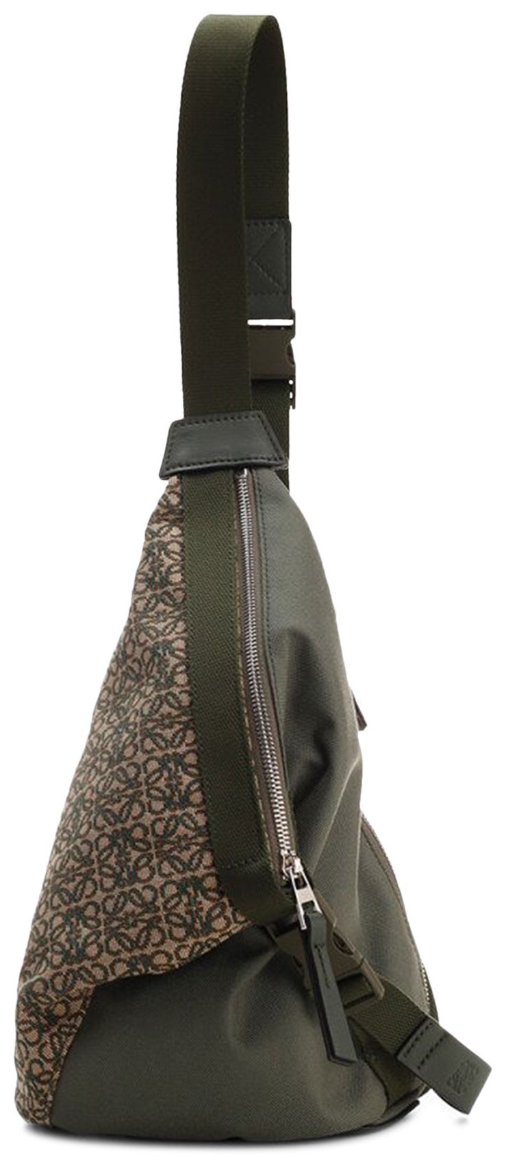 Loewe Anton Sling Anagram Bag Khakigreen