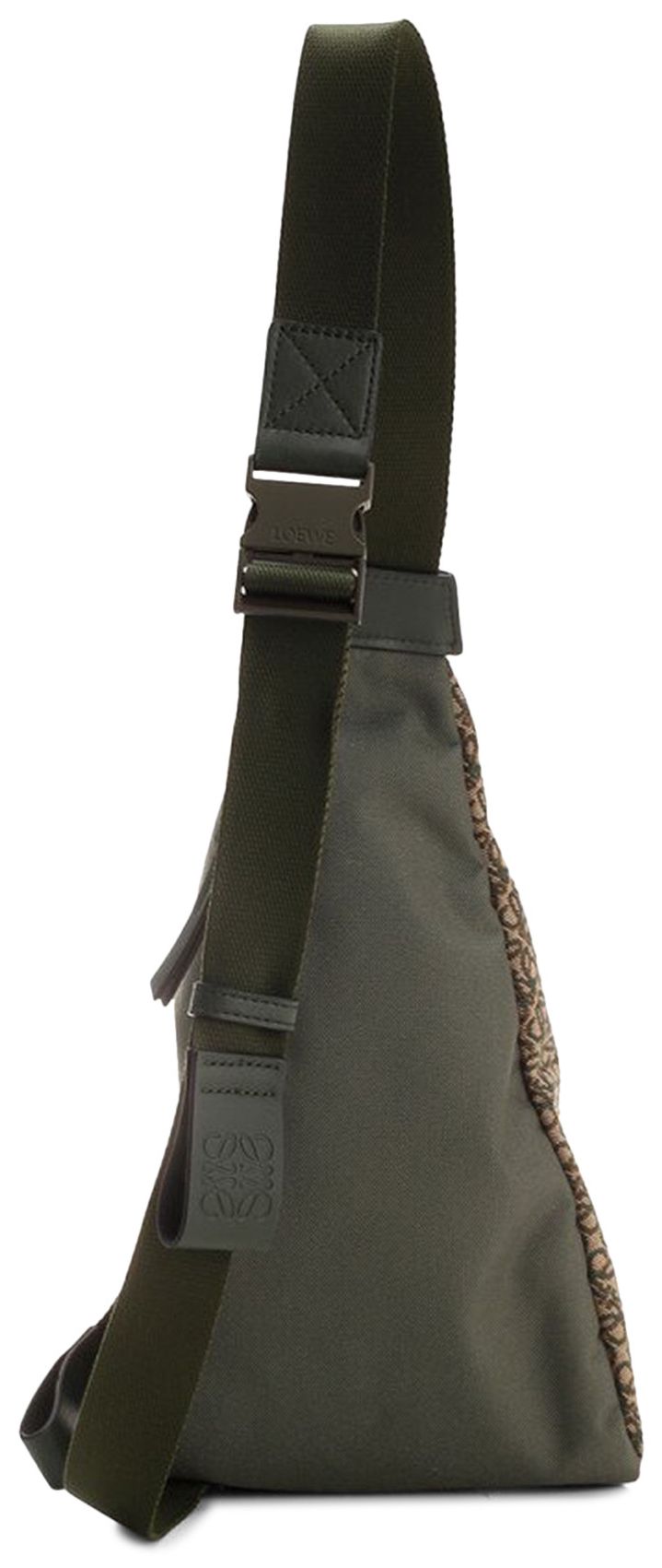 Loewe Anton Sling Anagram Bag Khakigreen
