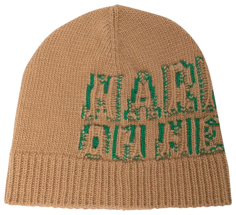 Marni Hat With Writing Beige