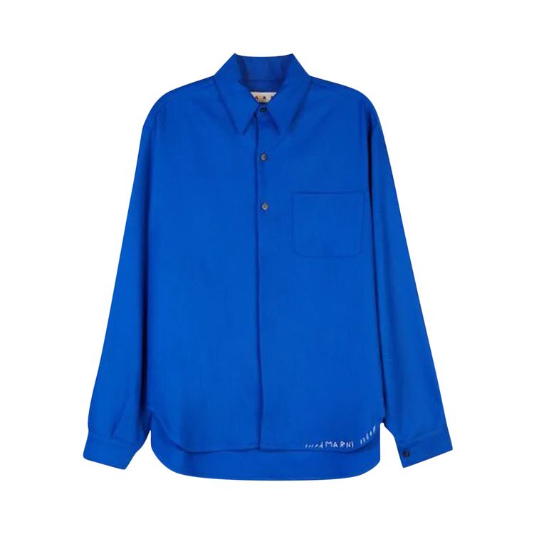 Marni Long Sleeve Shirt Blue