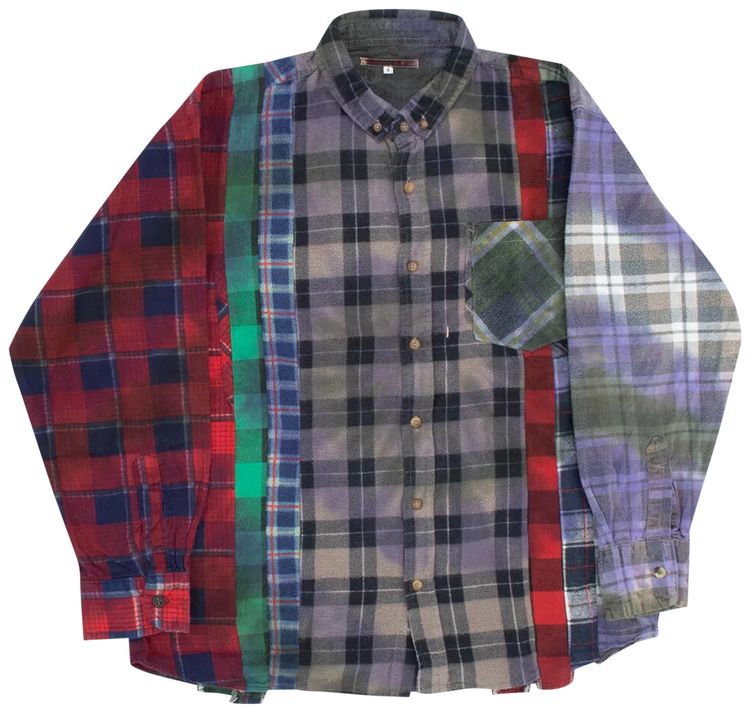 Needles 7 Cuts Tie Dye Flannel Shirt Assorted