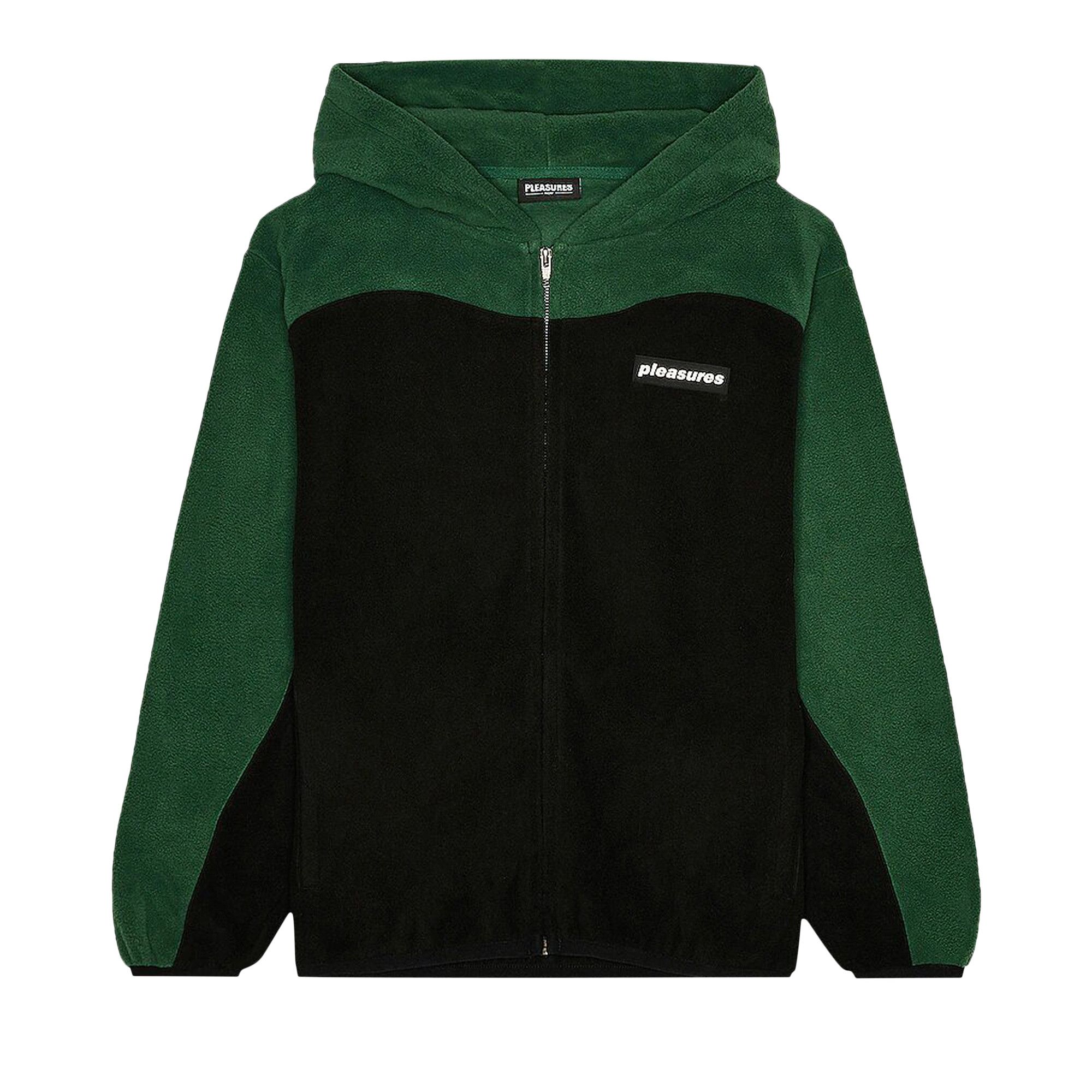 Buy Pleasures Whiskey Zip Hoodie Green P22F032 GREE GOAT