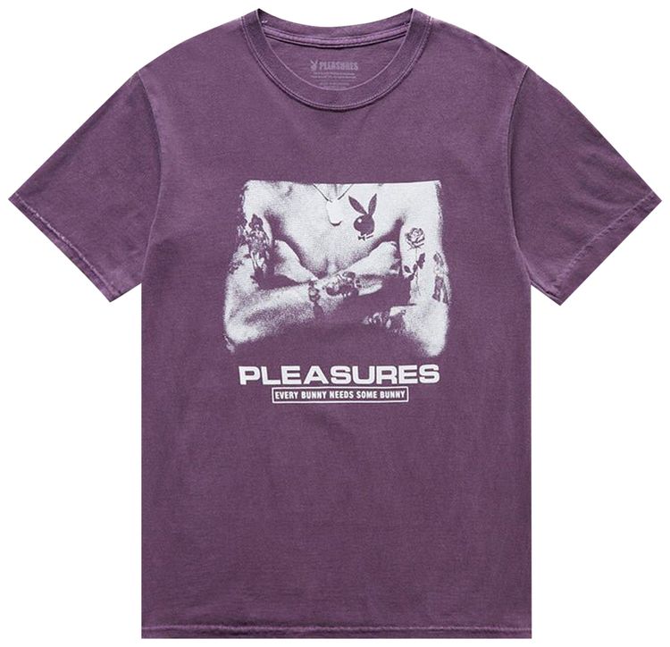 Pleasures Tough Washed T Shirt Purple