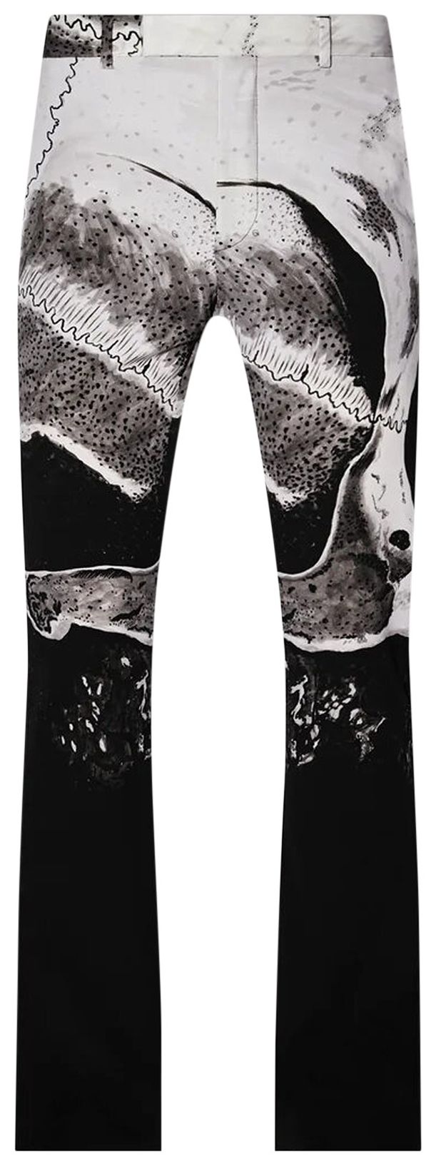 Amiri Big Skull Flare Pants Black