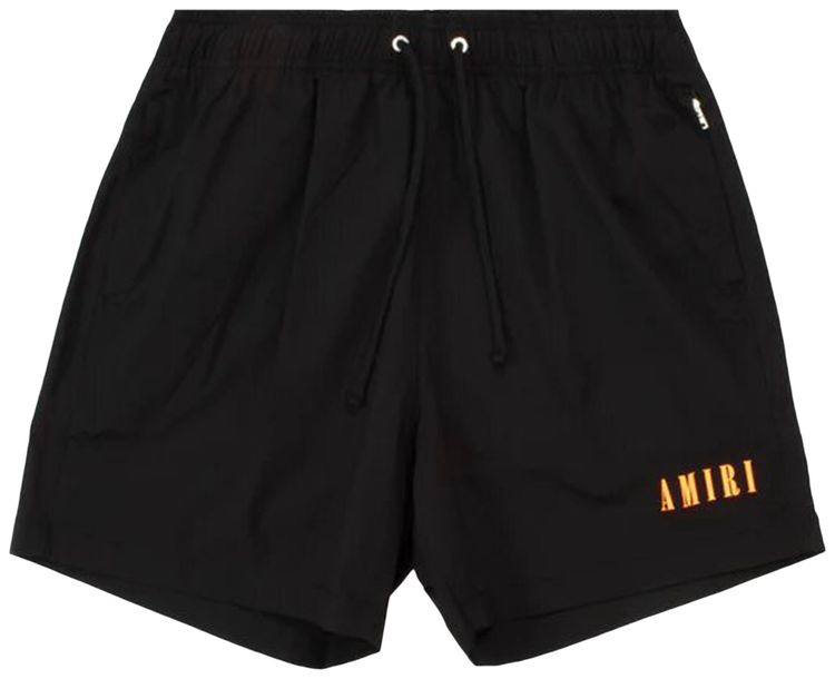 Amiri Core Logo Swimtrunk Black
