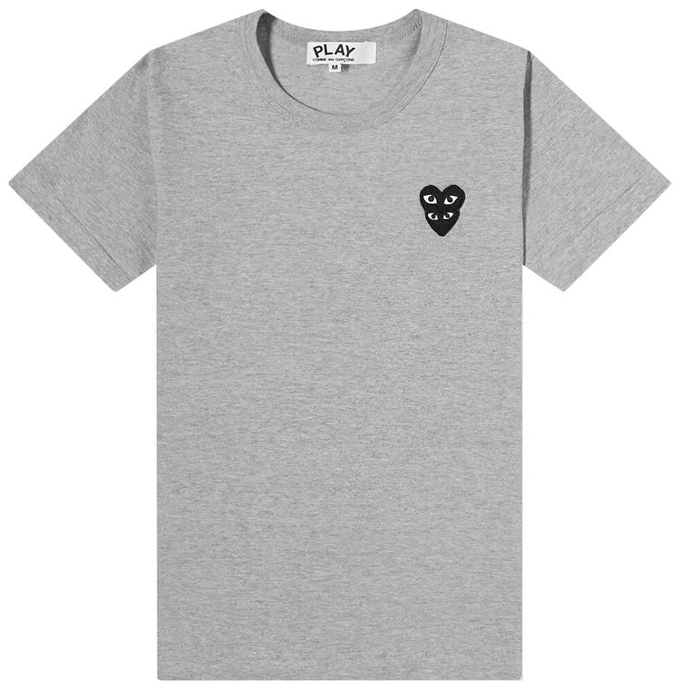 Comme des Garcons PLAY T Shirt Grey