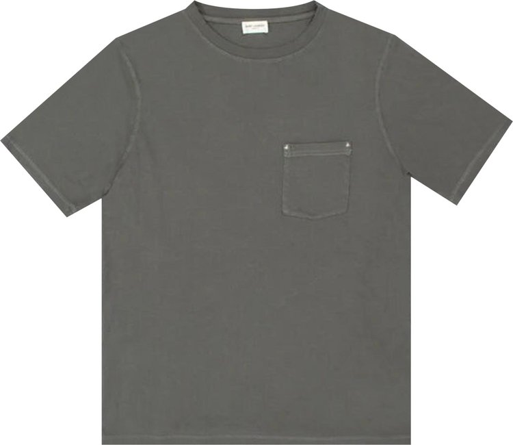 Saint Laurent T-Shirt 'Anthracite'