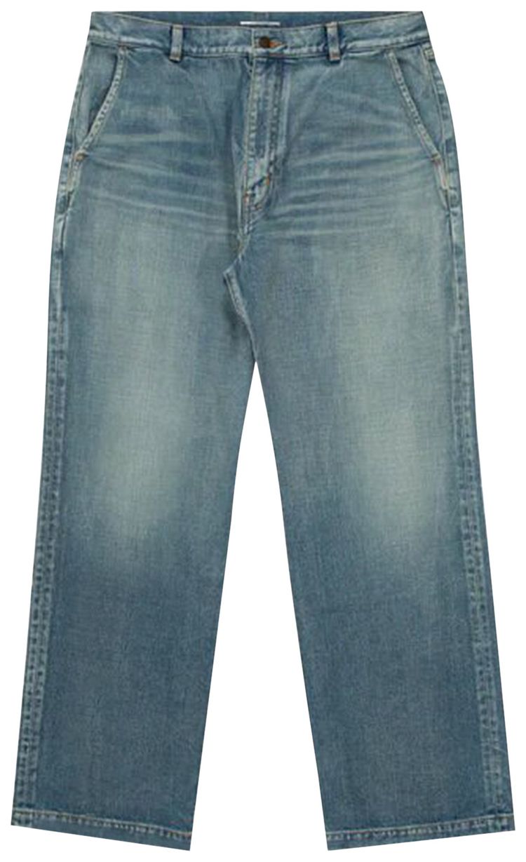 Saint Laurent Serge Jeans 70s Serge Blue