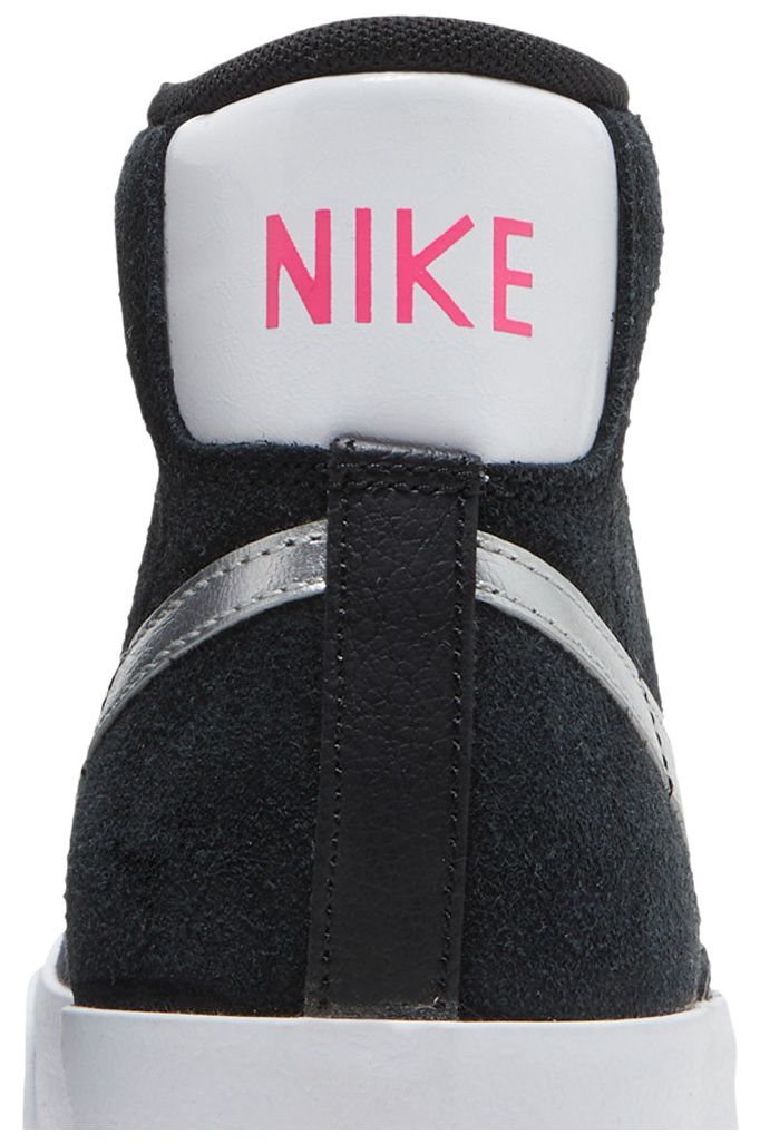 Nike Wmns Blazer Mid Vintage 77 Black Metallic Silver