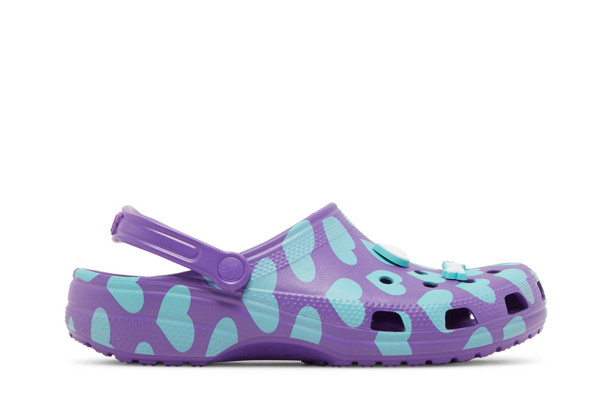 Blue and purple crocs sales