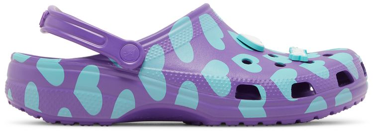 Crocs Awake NY x Classic Clog Home Is Where The Heart Is   Purple