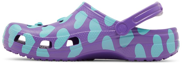 Crocs Awake NY x Classic Clog Home Is Where The Heart Is   Purple