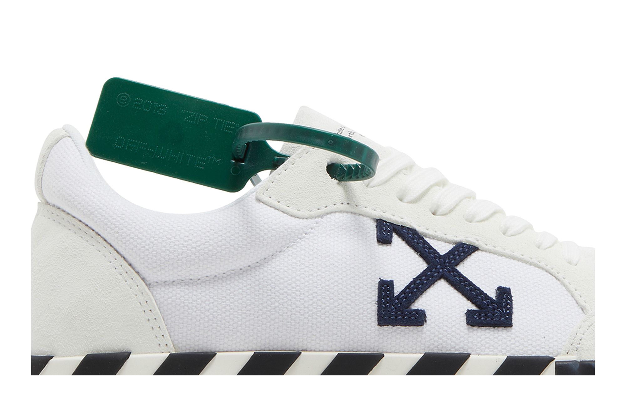 Buy Off-White Vulc Sneaker 'White Navy Blue