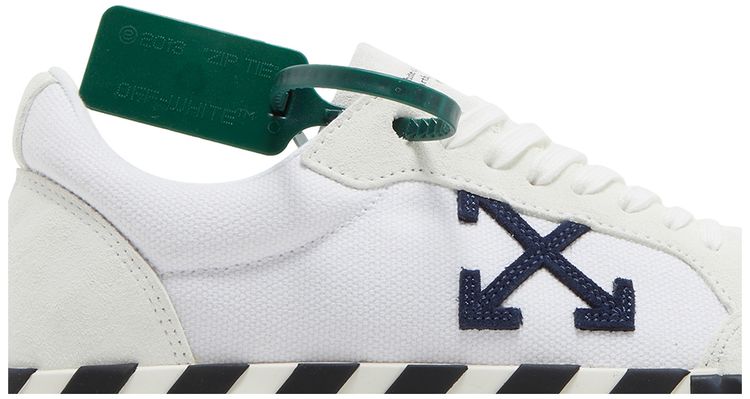 Off White Vulc Sneaker White Navy Blue