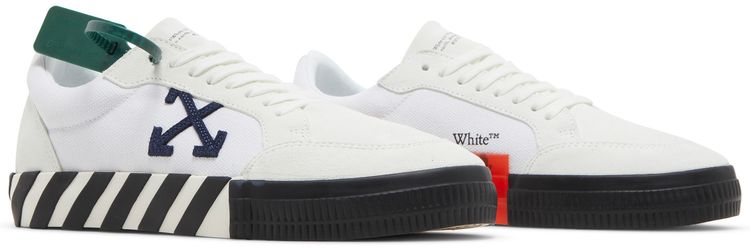 Off White Vulc Sneaker White Navy Blue