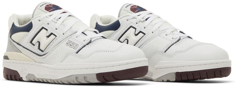 New Balance 550 White Indigo Burgundy