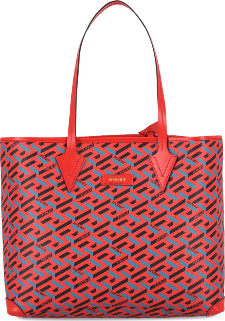 Versace, Bags, Versace Virtus Snake Print Python Lether Multicolour  Shoulder Tote Bag Nwt 30