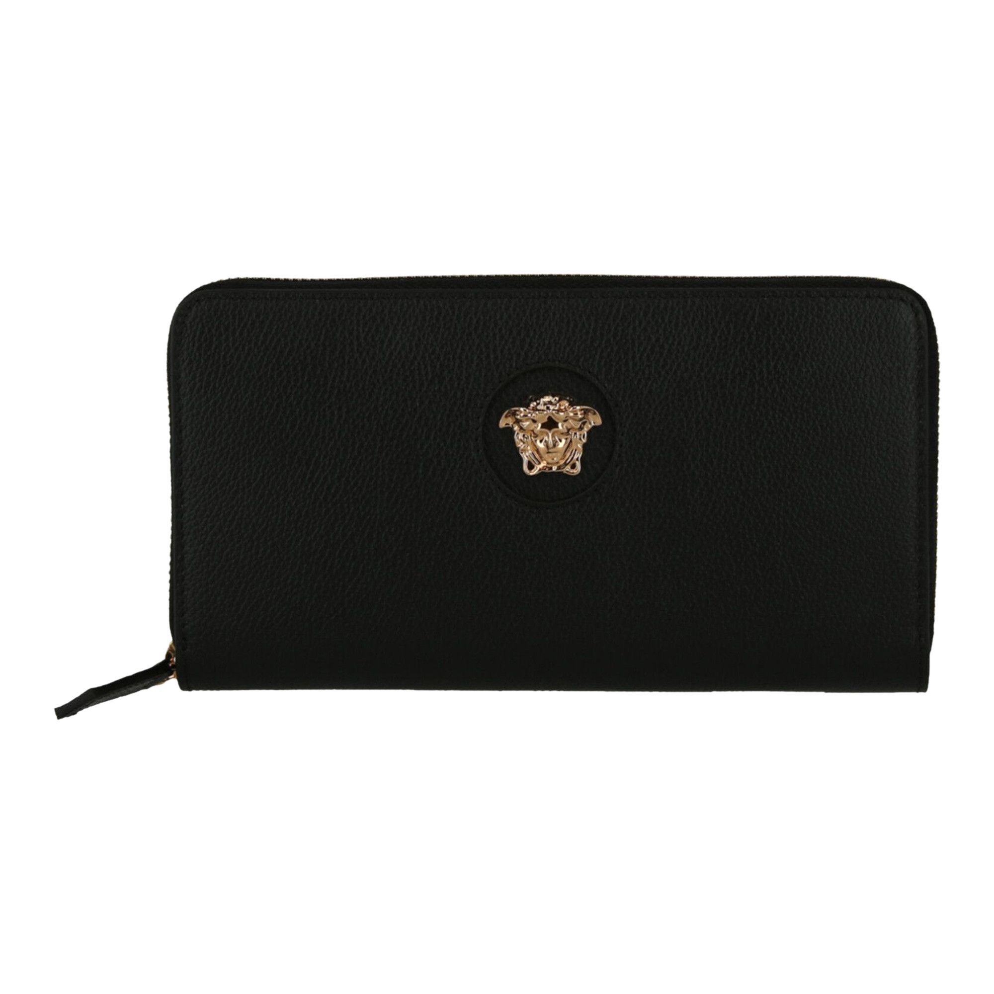 Buy Versace La Medusa Leather Continental Wallet 'Black