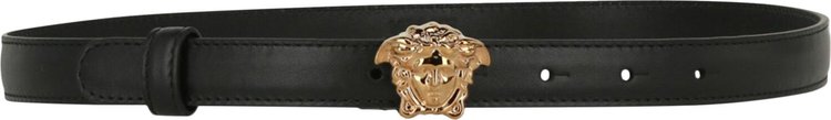 Versace La Medusa Leather Belt 'Black'