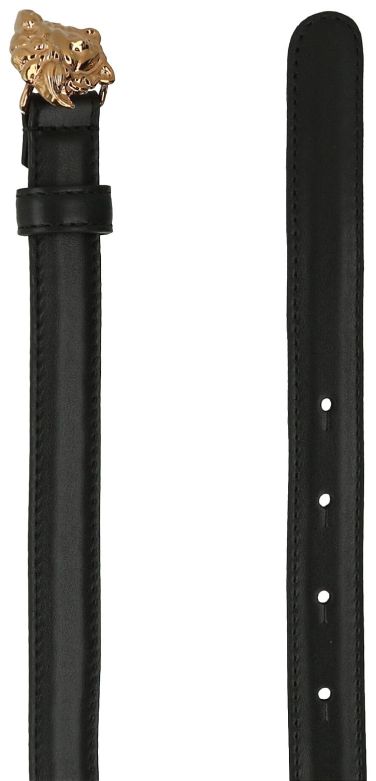 Versace La Medusa Leather Belt Black
