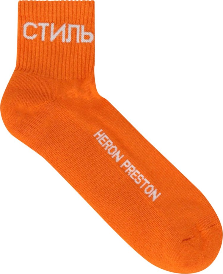 Heron Preston CTNMB Ankle Socks 'Orange'