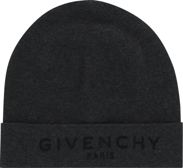 Givenchy Logo Knit Beanie 'Grey'