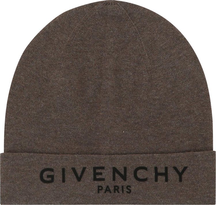 Givenchy Logo Knit Beanie 'Brown'