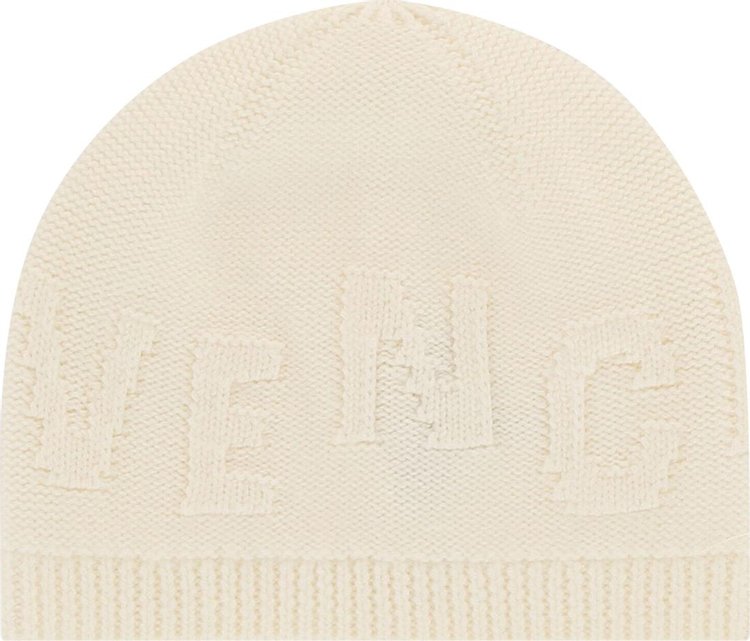 Givenchy Knit Logo Beanie 'White'