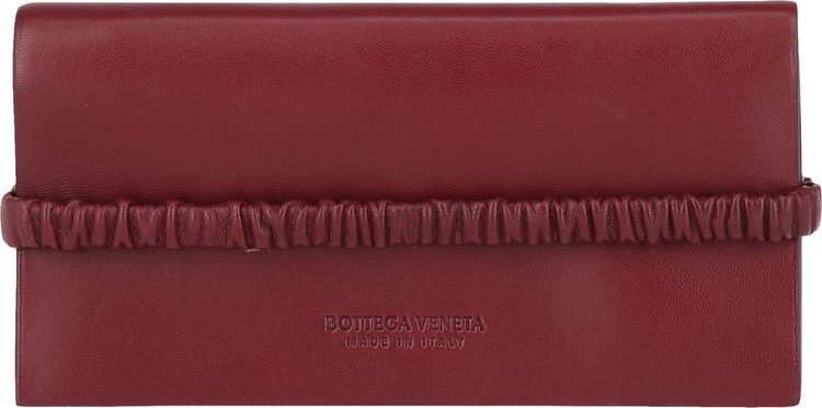 Bottega Veneta Leather Wallet 'Red'