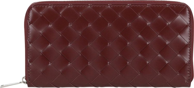Bottega Veneta Intrecciato Leather Zip Around Wallet 'Multicolor'