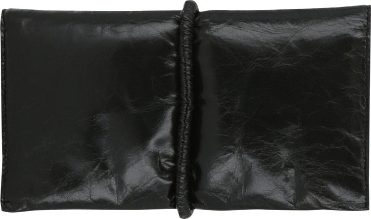Bottega Veneta Leather Bi-Fold Clutch Bag 'Black'